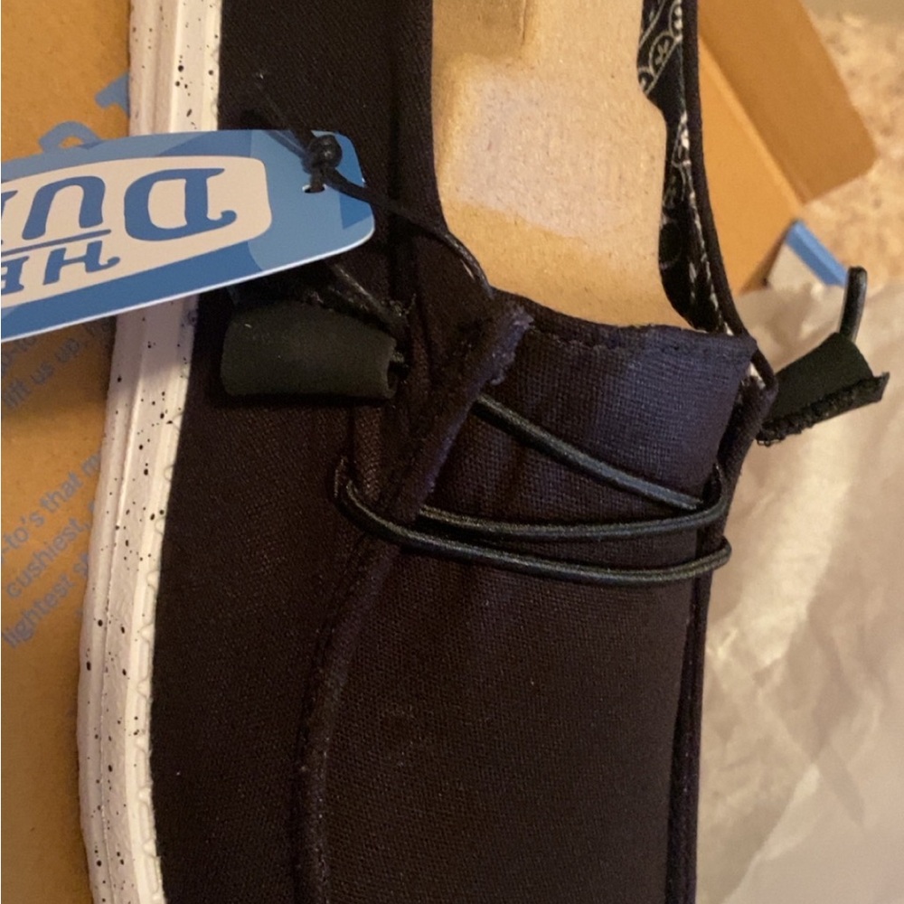 Hey Dude Black Slip-On Shoes